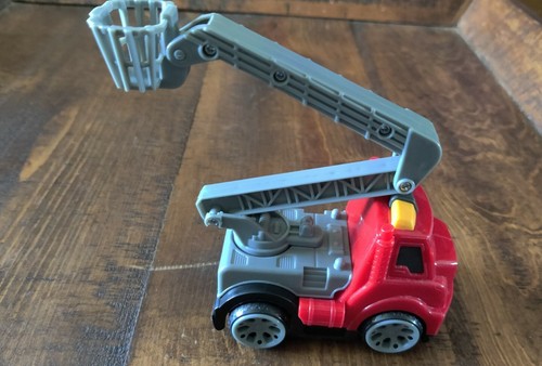 Toy Construction Truck Ladder Trolley Red - Picture 2 of 4