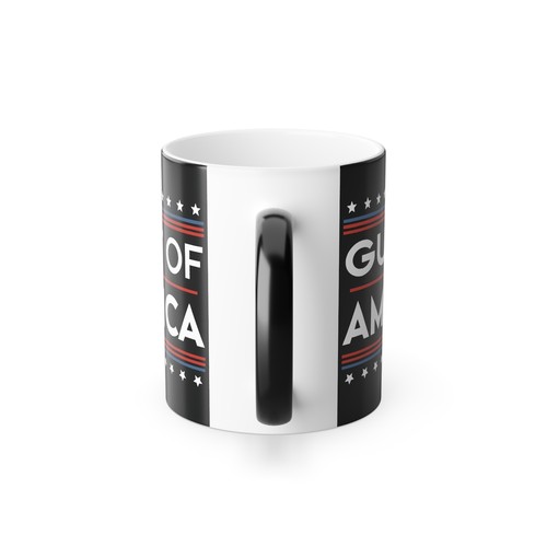 Custom Color Morphing Mug - Gulf of America, Coffee Cup, Unique Gift, Home - Picture 3 of 5