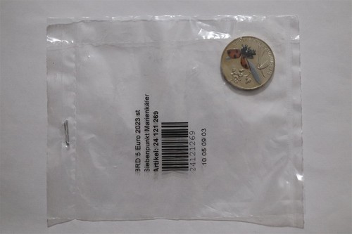 🧭 🇩🇪 GERMANY 5 EURO 2023 LADYBIRD SEALED B79 #319 - Imagen 4 de 5