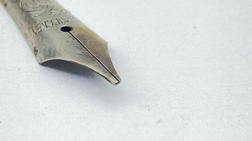VINTAGE SOENNECKEN S6 FOUNTAIN PEN NIB ONLY STEEL MEDIUM NIB MADE IN GERMANY - 第 7/8 張圖片