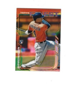 2014 Finest Refractors #39 George Springer  HOUSTON ASTROS