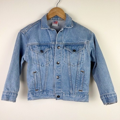 Vintage 80's TYCA Kids Denim Jacket - Picture 1 of 9