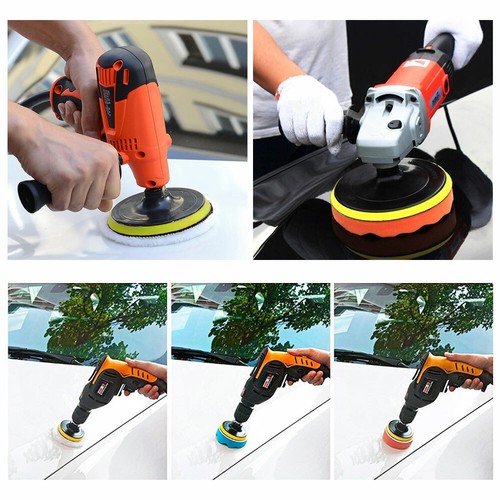 Car Polishing Pads Polisher Clean for Car Drill Sponge Buffer Waxing Buffing Set - Picture 11 of 12
