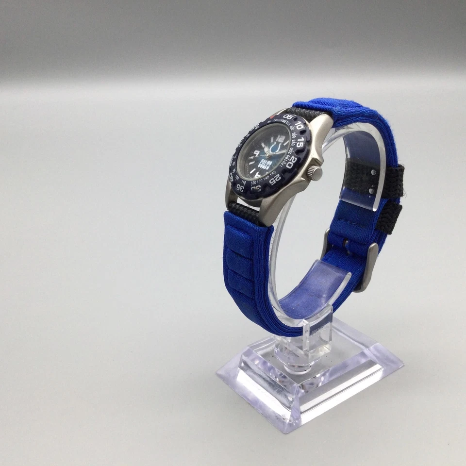 Indianapolis Colts Watch Women Blue Silver Tone 31mm Football NFL New Battery - Image 4 of 4