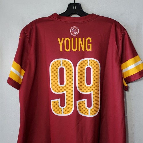 Chase Young Washington Commanders Jersey Women's XL Red On Field Apparel NWT - Picture 11 of 11