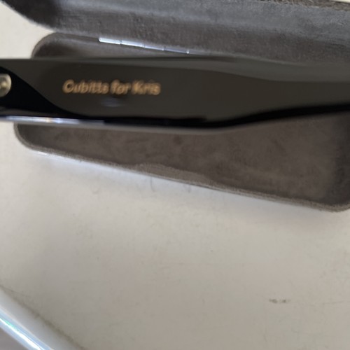 CUBITTS FOR KRIS CAT Brillengestell MASSIV SCHWARZ NON RX - Bild 3 von 3