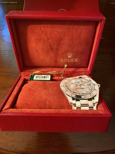 Rolex Royal Oyster Red Storage Box with outer cover box - Excellent Condition - Picture 7 of 8