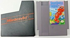 Nintendo Snake Rattle 'n' Roll NES Game EXCELLENT Condition Tested & Working! G8