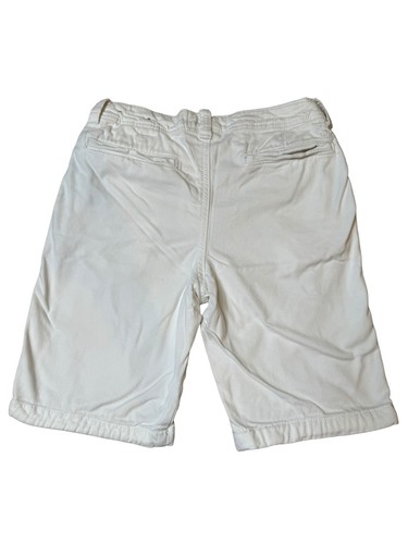Abercrombie Kids Boy's White Chino Shorts w/ 8" Inseam Size 13/14 - Picture 4 of 4
