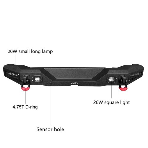 Vijay Fits 2021-2025 Ford Bronco Front and Rear Bumper (Not fit Sports Version) - Picture 9 of 27
