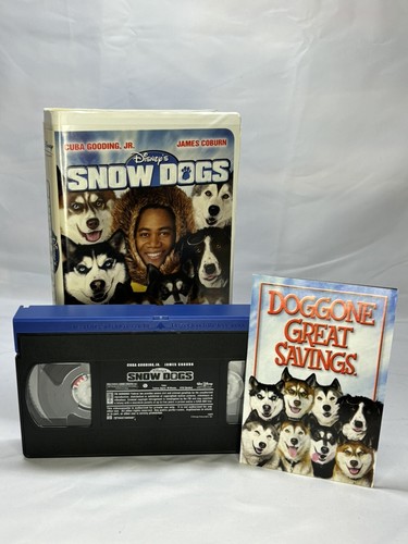 Snow Dogs VHS 2002 DIsney Clamshell - Picture 5 of 5