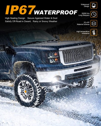 LED PAIR Front Bumper Fog Lights Driving Lamps For TOYOTA PRIUS V 2012-2014 - Imagen 9 de 10