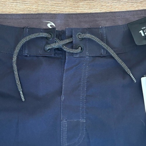 Rip Curl Boys Sz 18 Blue & Black Swim Shorts NWT Beach Coastal - Picture 5 of 15