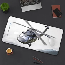 SIKORSKY UH-60 - BLACK HAWK helicopter - 3 Sizes High Quality Desk Mouse Pad