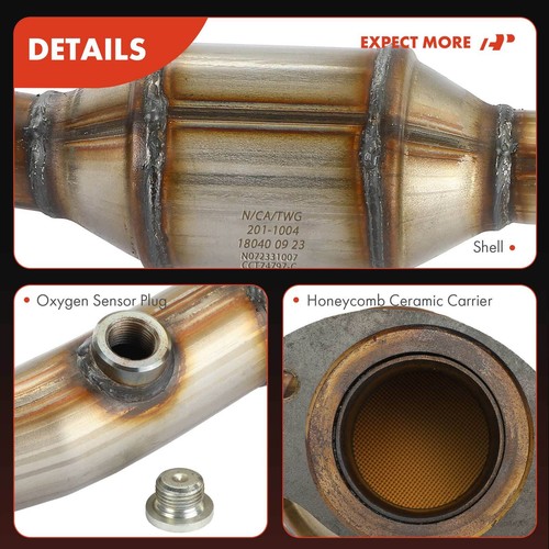 A-Premium 2x & Catalytic Converter for Toyota 4Runner FJ Cruiser Tacoma Tundra - Picture 10 of 12