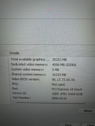 Dell Precision 3561 WorkStation 11th Gen 8 Core i7/32G/512G/NVidia T1200/Win11P - Picture 13 of 15