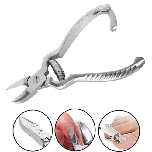 Extra Large Toe Nail Clippers Wide Jaw Cutter For Thick Nails Stainless Steel - Picture 3 of 4