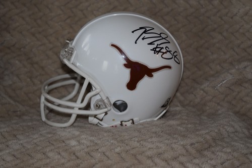 BARRYN SORRELL TEXAS LONGHORNS SIGNED/AUTOGRAPHED MINI HELMET W/COA - Bild 1 von 3