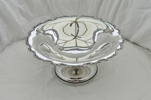 RARE GEORGE V HM STERLING SILVER PEDESTAL BOWL 1922 - Picture 12 of 12