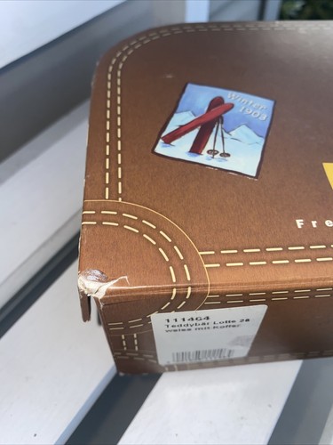 Steiff 111464 Lotte Teddy Bear in Suitcase - Original Box! - Picture 6 of 13