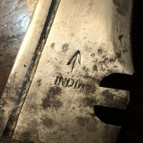 WW2-Style Indian Nepali Army Kukri Gurkha Fighting Knife & Leather Scabbard - Picture 5 of 21
