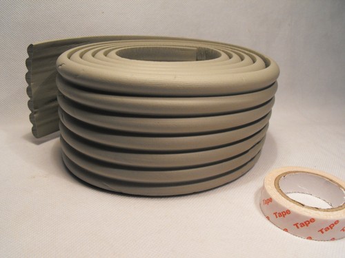 Edge Strip Anti-collision Furniture Strip Sharp Edge Protector Grey 6 FEET - Picture 6 of 7