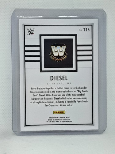 Diesel 2022 Panini WWE International (Debut Edition) - #115 - Kevin Nash - Picture 2 of 2