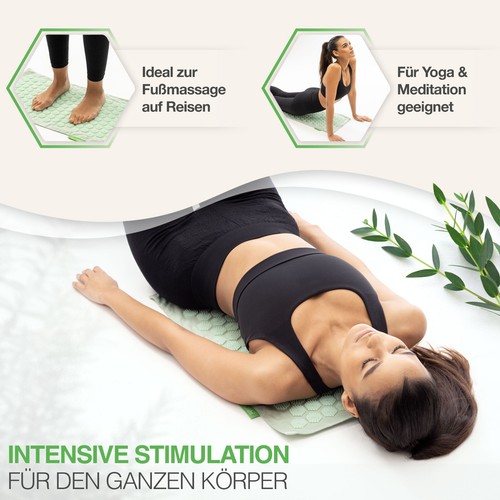 Set tappetini per digitopressione BACKLAxx® To-Go "originale", tappetino per agopuntura con spine - Foto 31 di 42