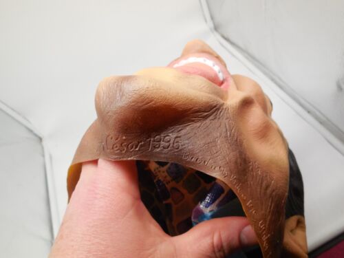 AS3 Vtg 1996 Cesar Vinyl Saturday Night Live John Belushi Samurai Adult Mask - Picture 4 of 5