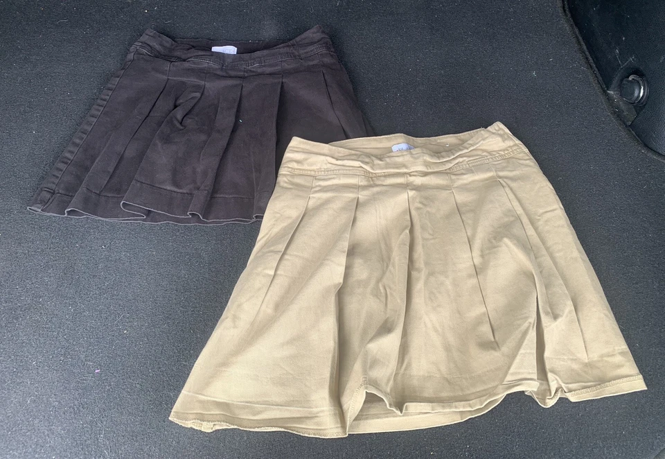 The Childrens Place Girl Talla 12 Uniforme Parte Inferior Lote Mixto de 4 - PANTALONES CORTOS y Skort’s Foto 4 de 4