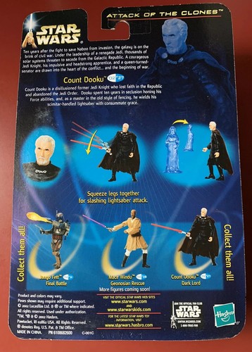 Star Wars Saga Collection 1 - Count Dooku Dark Lord #27 (Hasbro, 2002) - Picture 2 of 2