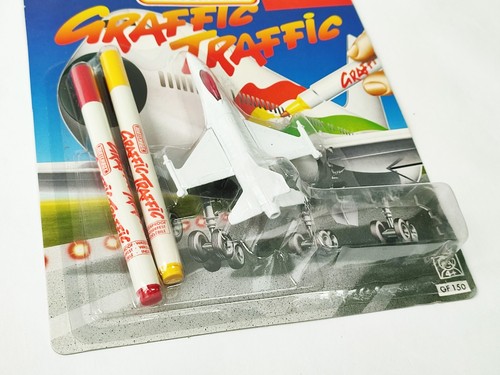 1991 MATCHBOX DIECAST GRAFFIC TRAFFIC AIRPORT GF-150 JET - MISSING TRUCK RARE - Picture 3 of 8