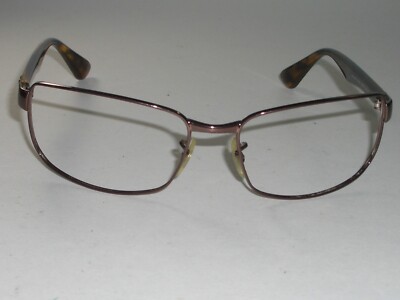 RAY BAN RB3478 63[]17 BROWNISH CHROME FLIGHT RECTANGULAR SUNGLASSES FRAMES ONLY