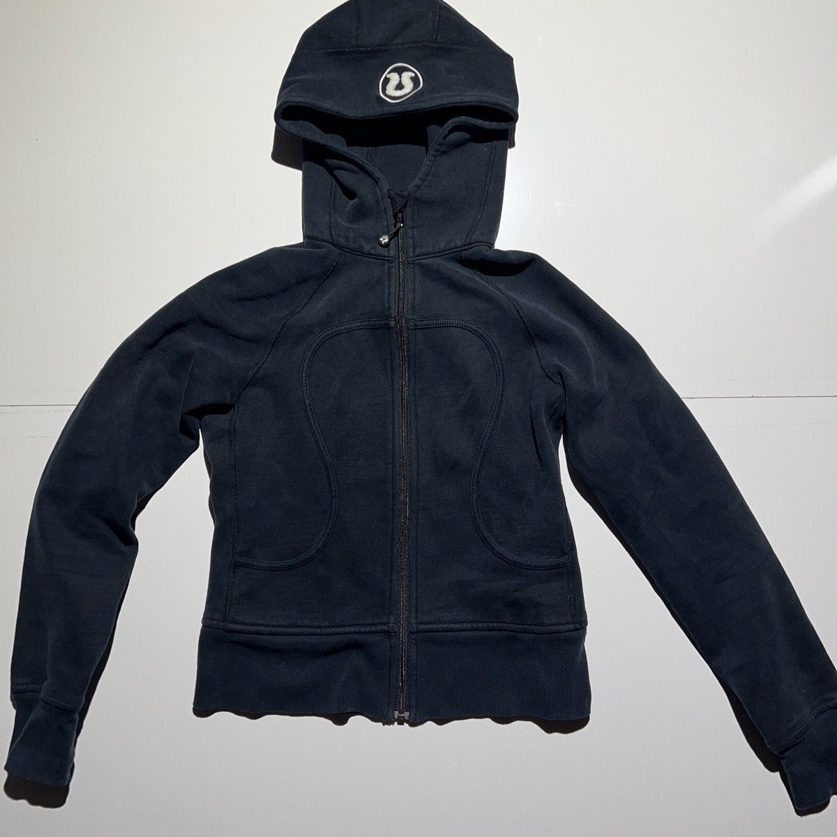 lululemon - lululemon　ルルレモン ScubaFullZip Hoodie サイズ4 Lululemon Womens size 4 Scuba Hoodie Light Full Zip Gray