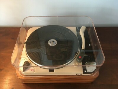 Cover for Thorens TD 124, closed model, the only  original from Switzerland