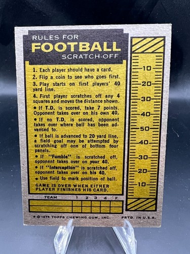 1975 Topps Football Pick Your Player - Picture 89 of 104