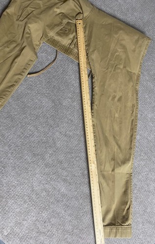 Mens Hollister Stacked Skinny Jogger Pants Khaki Large Drawstring Brown - Picture 7 of 10