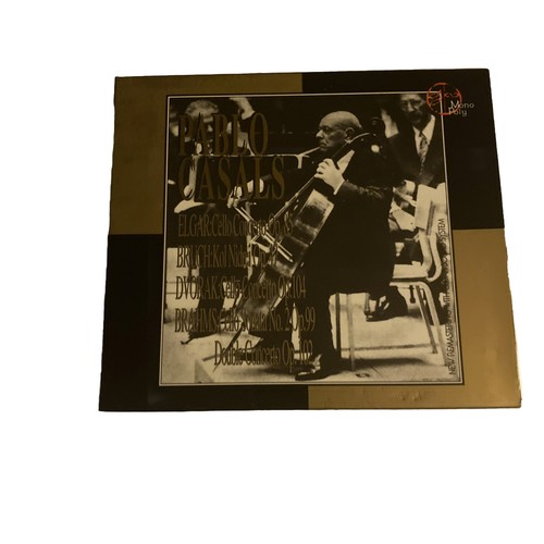 Pablo Casals 2 CD Cello *Elgar Bruch Dvorak Brahms* New Remastering - Picture 3 of 3
