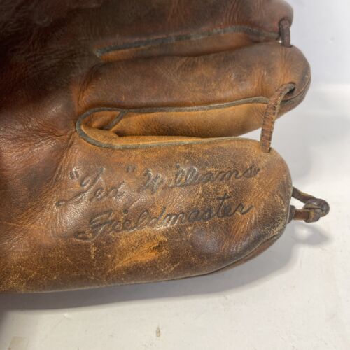 Vintage Wilson Baseball Handschuh Ted Williams A2171 FieldMaster signiert RHT Ball Hwk - Bild 3 von 12