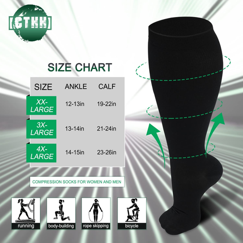 30 Mmhg Extra Wide Calf 