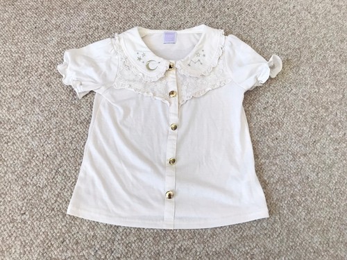 Japan Axes Femme Kids Star Constellation Girls White Shirt Purple Skirt Set 8 - Picture 10 of 10