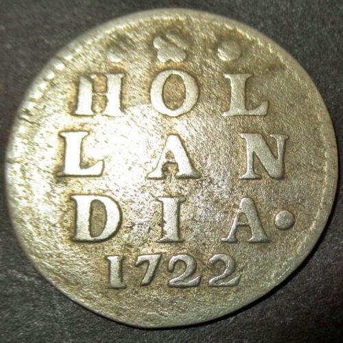 COA Silver 1722 Colonial Old Dutch Colonial New York Dime Utrecht Mint Lion Dime
