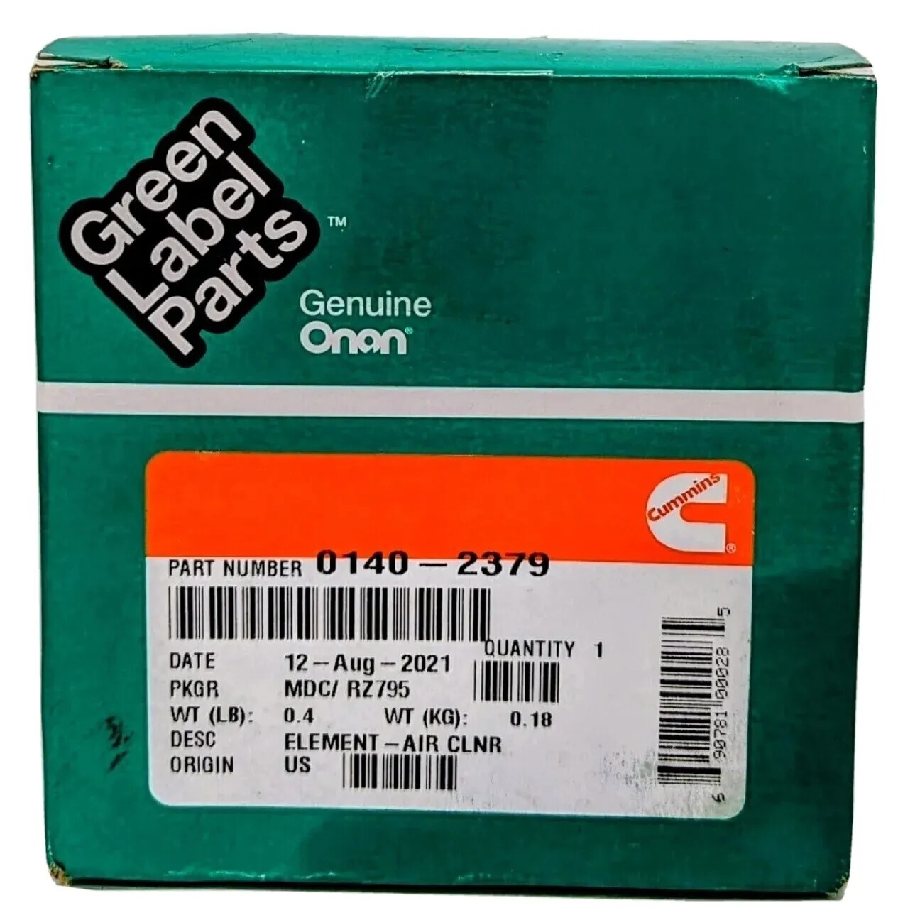 ONAN 1402379 Air filter cross reference