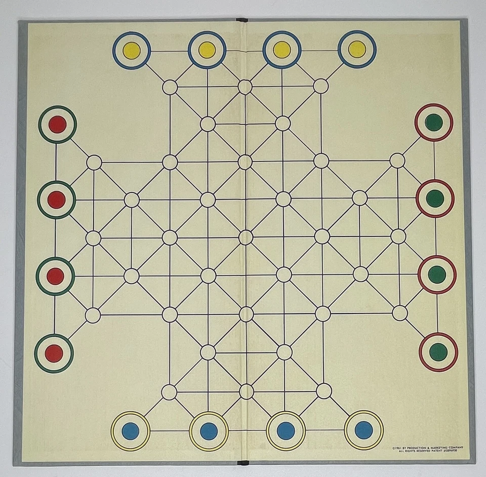 1961 TROKE Castle Checkers Board Game Complete Vintage Selchow & Richter - Image 4 of 4