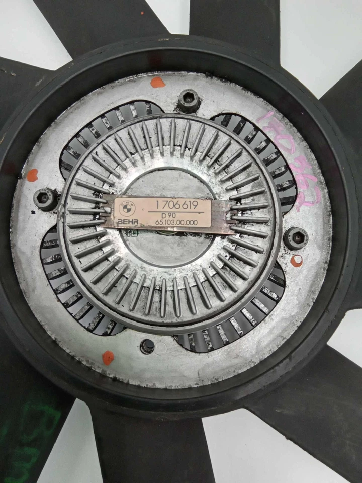 BMW 325I 91 RADIADOR REFRIGERACIÓN VENTILADOR EMBRAGUE Y PALA N.º1706619 USADO OEM Foto 2 de 4