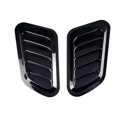 2Pcs Air Intake Cover Car Hood Scoop Vent Bonnet Cover Decorative for Chevrolet - Foto 9 di 10