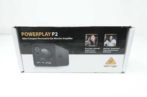 Behringer Powerplay P2 Ultra-Compact Personal In-Ear Monitor Amplifier Black