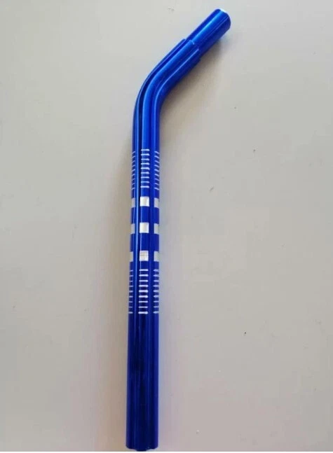 Tija de sillín curva aleación BMX color 25,4 mm 400 mm Foto 2 de 2