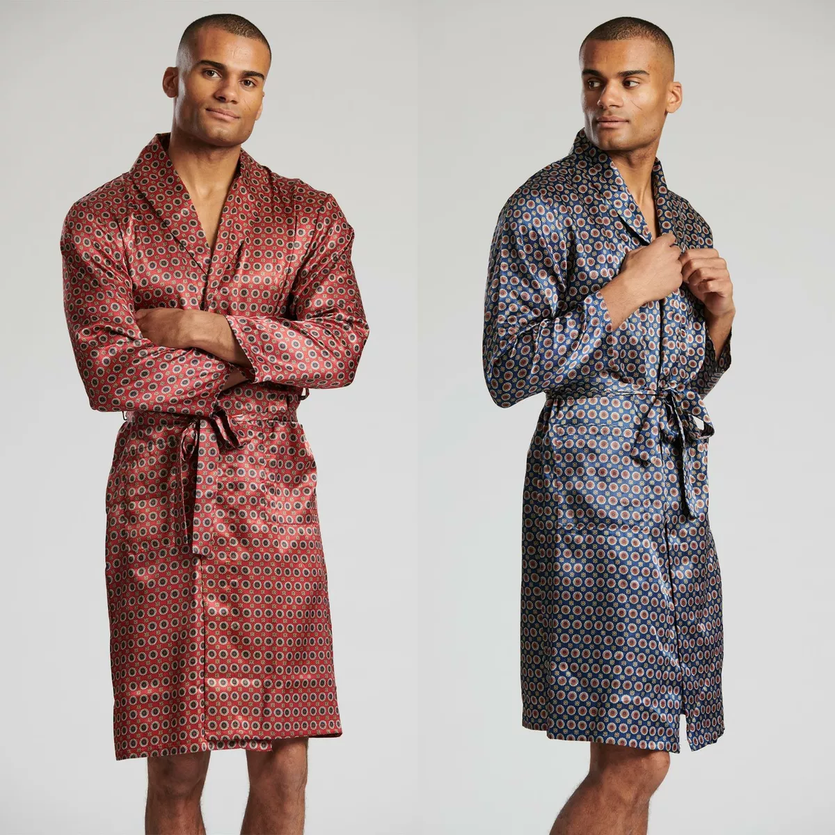 Mens satin kimono robe cheap