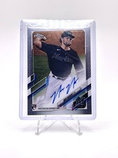 2021 Topps Chrome Nick Neidert RC On Card Base Auto #RA-NN